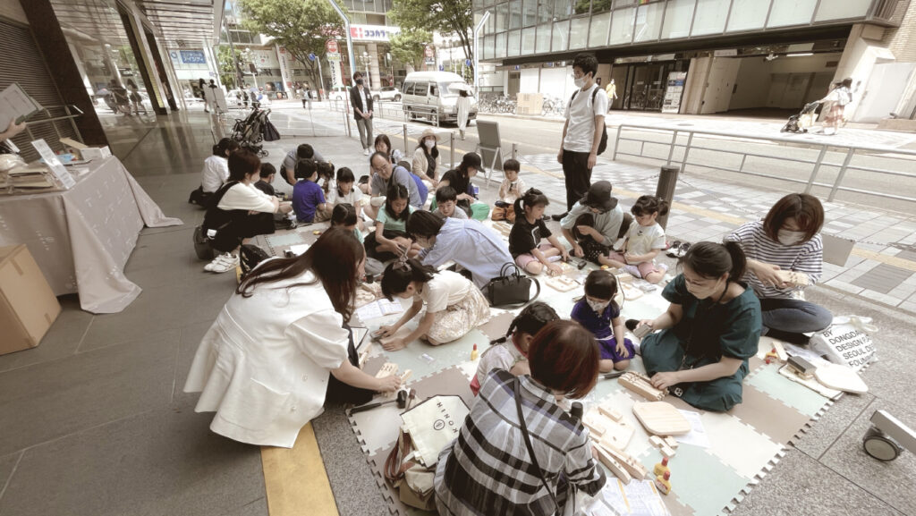 松坂屋名古屋店　国産檜で作る「じぶんスツール」ワークショップを開催