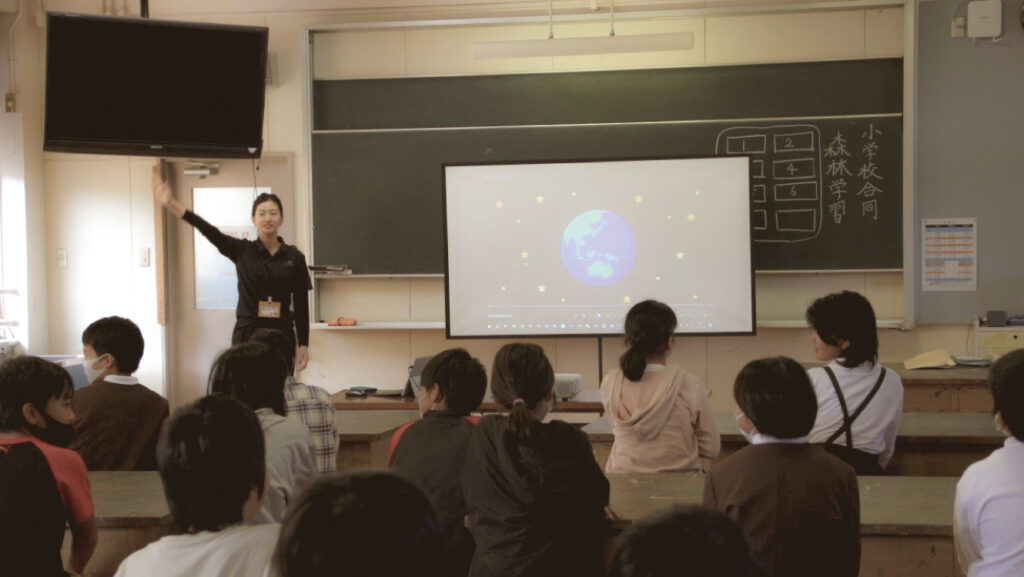 千早赤阪村の小学校にて環境授業を実施（2023）